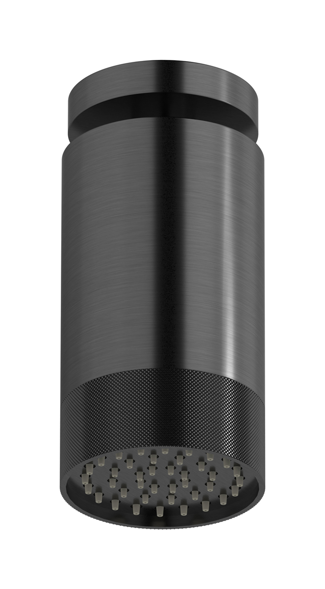 Верхний душ с Потолочный кронштейн WE ARE IB vn085os_2 Brushed Black Chrome Spot