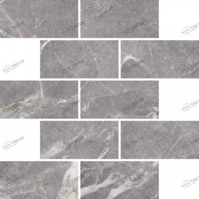 Мозаика K-1006/MR/m13 MARBLE TREND SILVER RIVER 30,7х30,7 Kerranova sun-id-329024