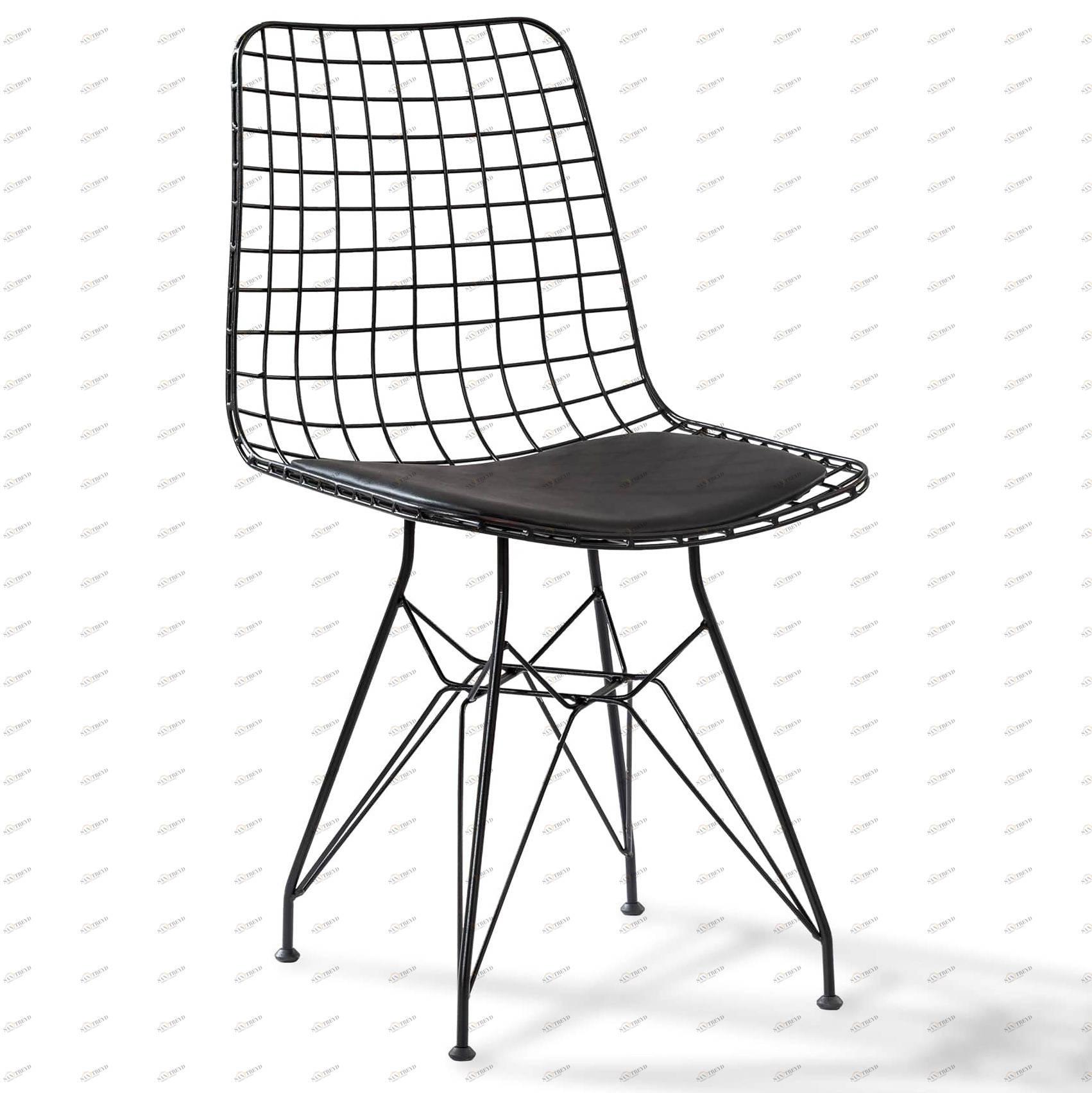 Стул черный на металлических ножках Dark CILEK DARK METAL 00-3832557 Черный Santreyd 