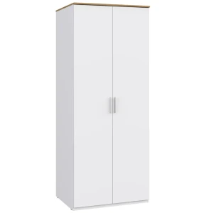 91837158 Шкаф распашной Шатура 2 дверцы 88.8x215.8x61.4 см ЛДСП цвет белый STLM-1469982
