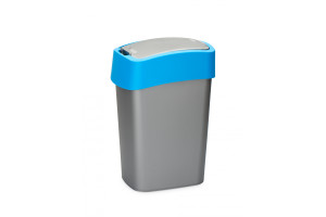 16150387 Контейнер для мусора FLIP BIN 10 л, голубой 02170-734-00 CURVER