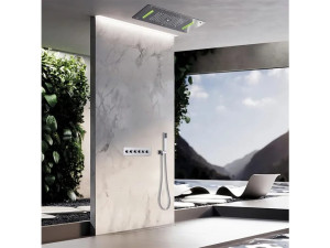 Утопленный набор для душа со светодиодной насадкой для душа