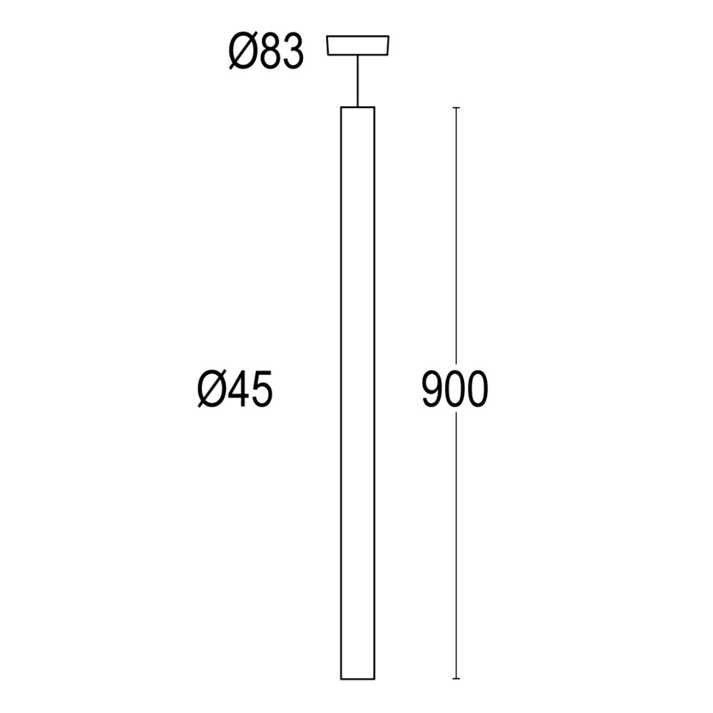 Stelo 0S 900 Ghidini Stelo S .01 Белый (Матовый)  - Вид №1