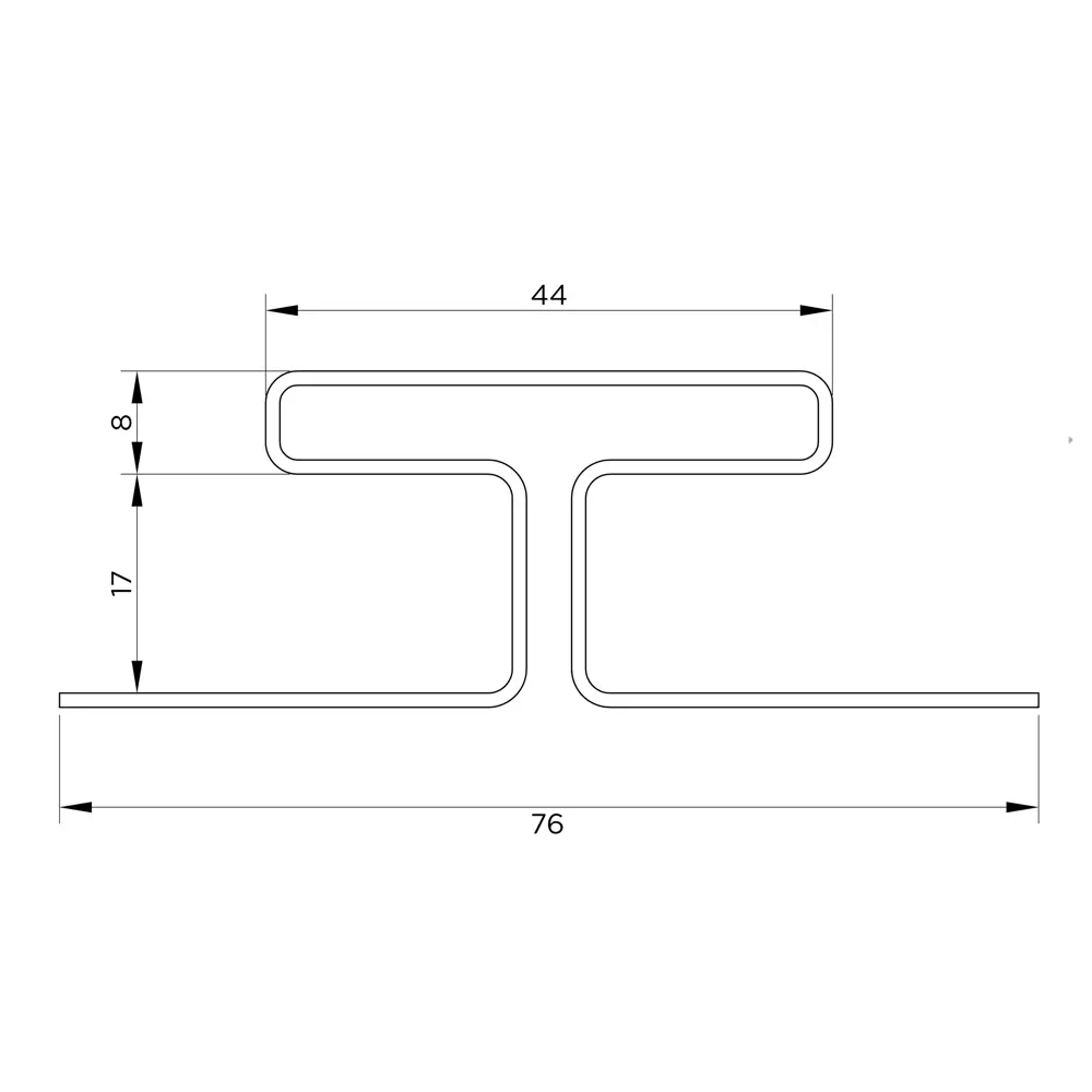 H-Профиль для фасадных панелей MONLID цвет коричневый STLM-2096509 - Вид №1