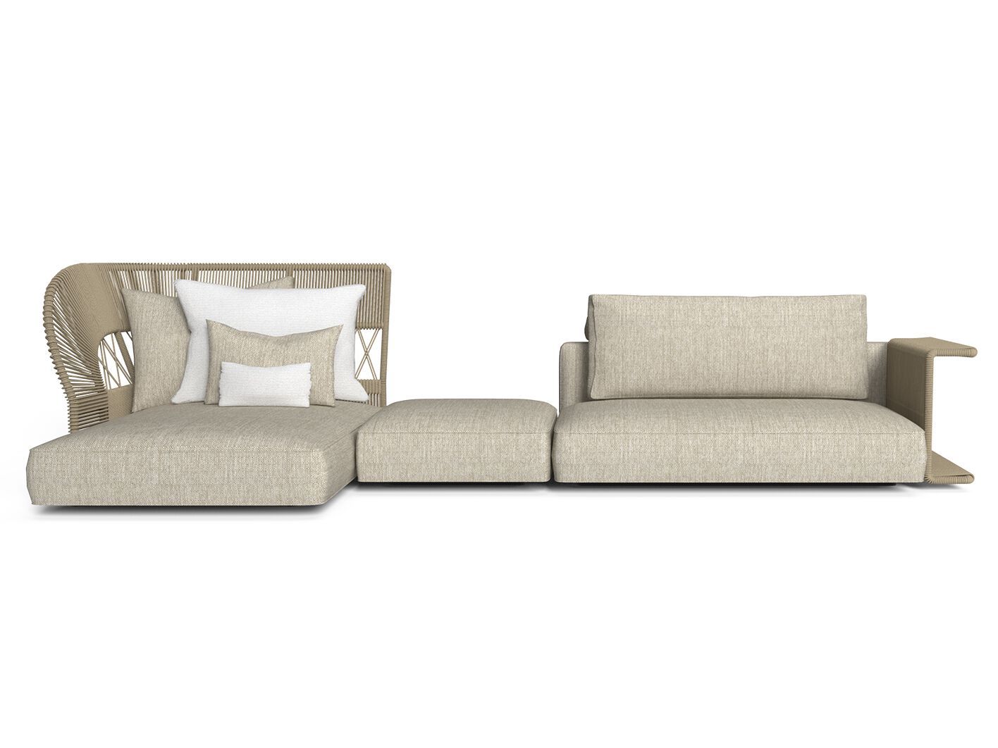 Садовый диван с полуостровом Talenti Cliff Decò ARCH-00087599 - Вид №1