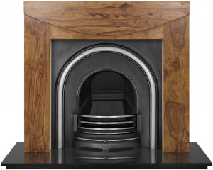 RX010 Кельтская арочная вставка для камина из чугуна Сarronheating