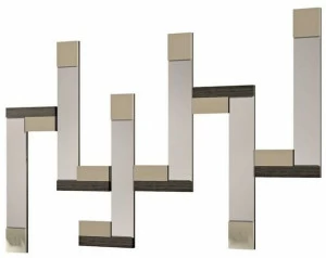 Carpanese Home Г-образный зеркальный стеклянный настенный декоративный объект Contemporary 7997