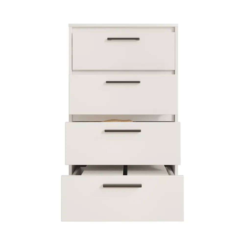 Комод ЛИОН белый с 4 ящиками - компактное хранение для спальни 89433652 Santreyd STLM-1581213 - Вид №4