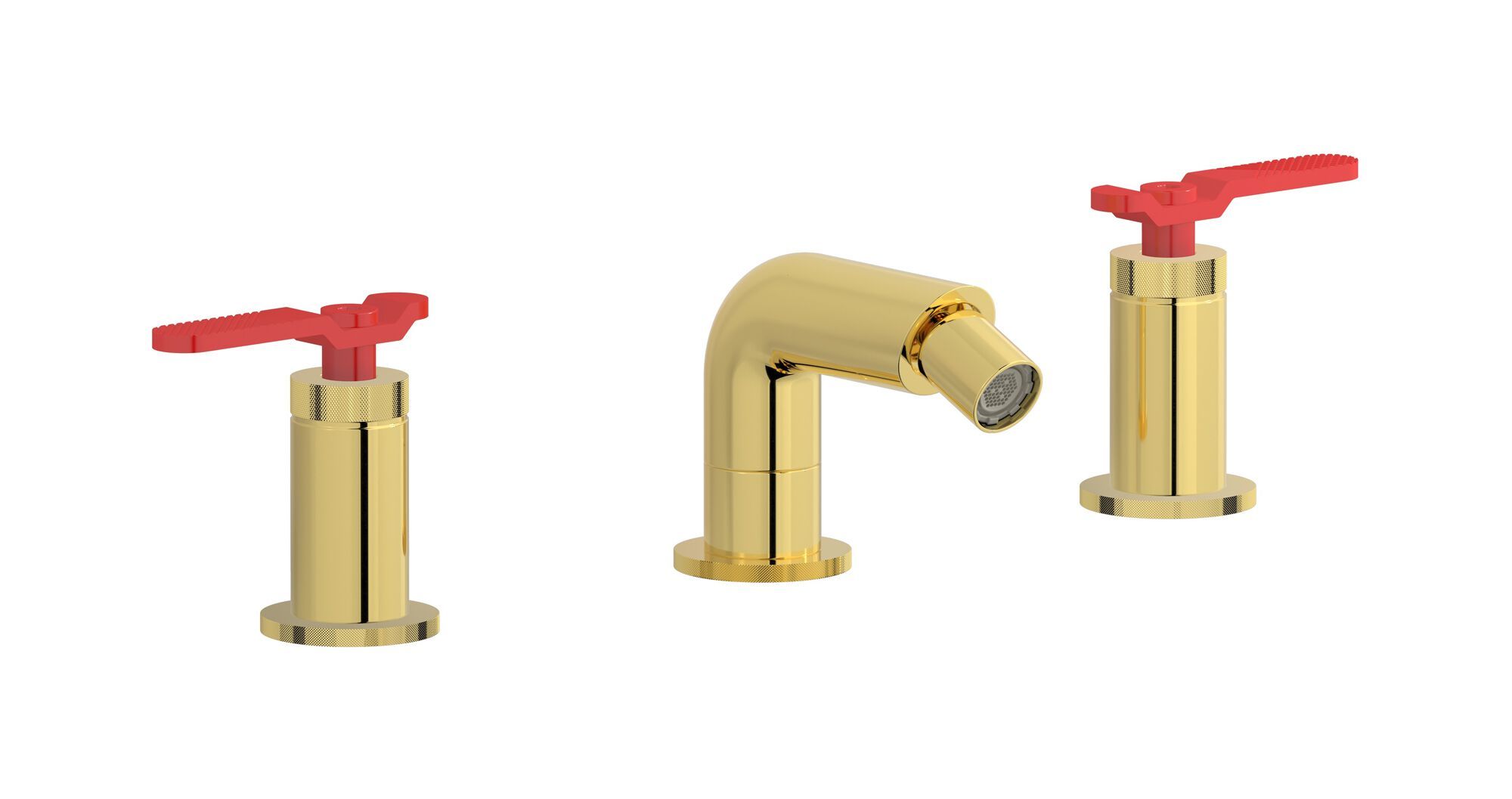 Смеситель для биде с 3 отверстиями для пола с автоматическим сливом IB Bold ARCH-00097351 - Вид №10