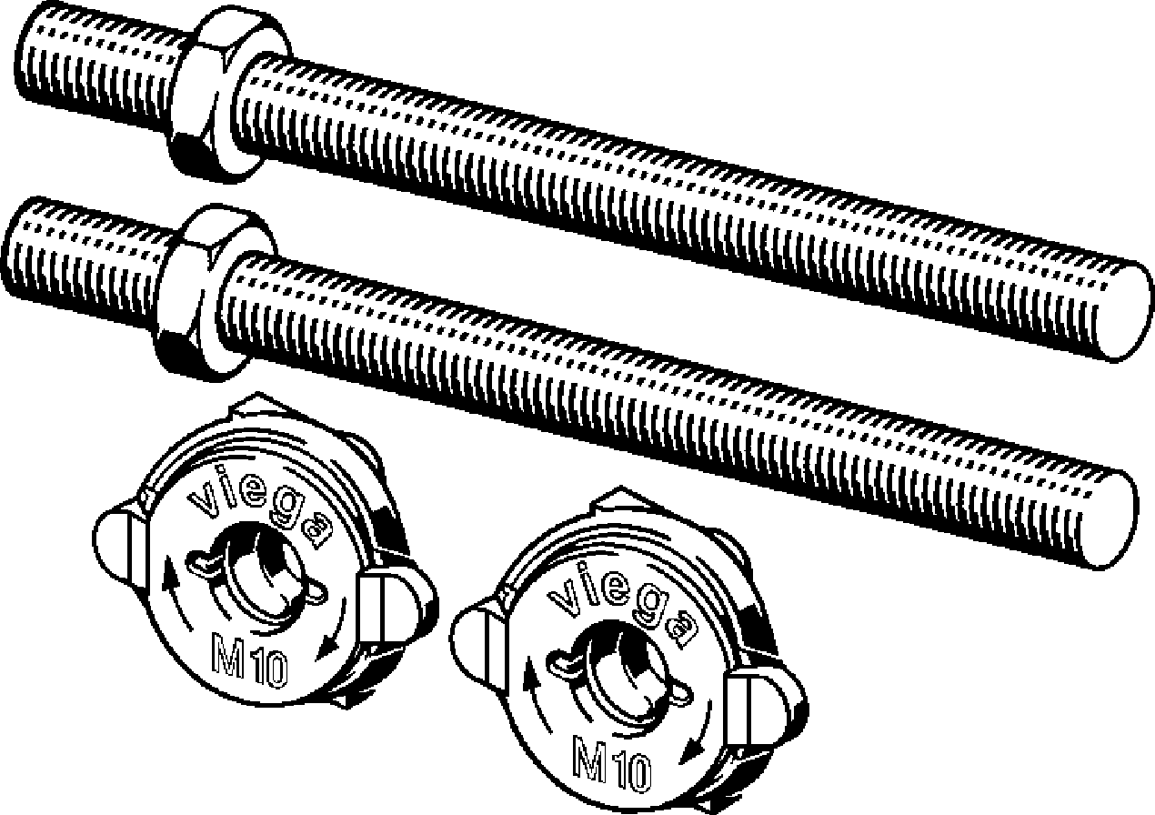 Системная техника  Аксессуары/запасные части  Аксессуары VIEGA 789 282 Модель 8580.53 Santreyd  - Вид №1