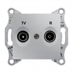SDN3301660 Розетка TV-FM , оконечная, алюминий Schneider Electric Sedna