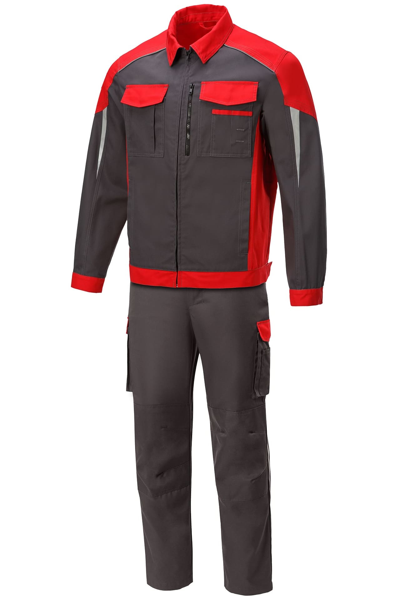 5044432 Костюм NEW графит красный STATUS  Летняя спецодежда  размер 52-54/170-176 