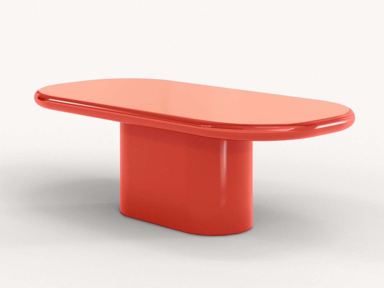 Овальный журнальный столик MDF для гостиной Punto Zero Franca e Allegra ARCH-00023146