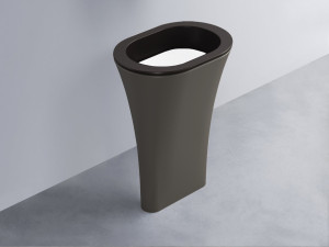 AMLA65-LV+AMPILO-BL+AMCOLO-FN Раковина Amedeo Ovale отдельностоящая cielo Enjoy + Amedeo