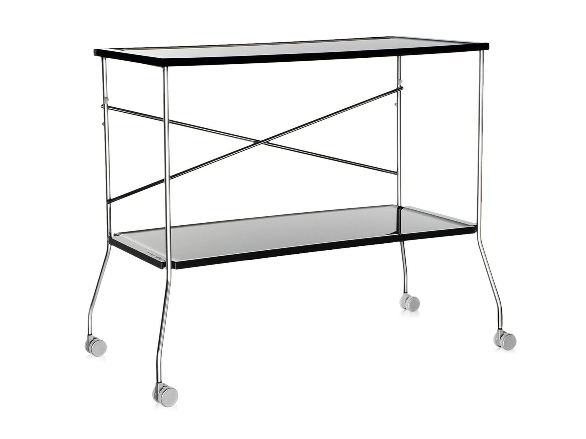 Хромированная стальная складная тележка для еды Kartell FLIP ARCH-00134517 - Вид №12