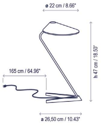 BOVER Настольная лампа с диммером Nón lá sun-id-1478753 - Вид №1