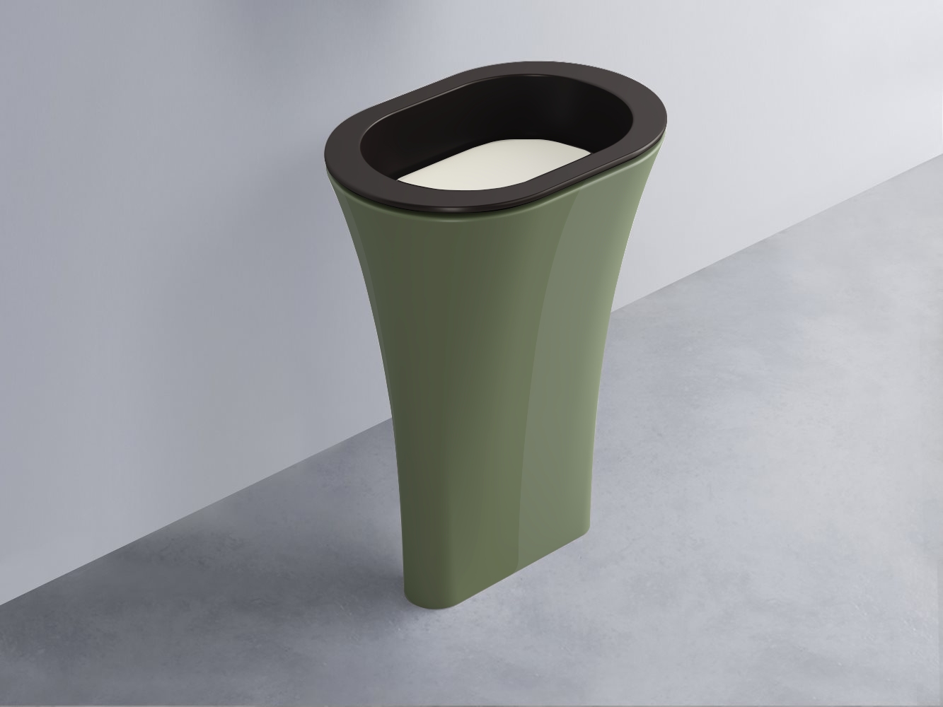 AMLA65-LV+AMPILO-TL+AMCOLO-AG Раковина Amedeo Ovale отдельностоящая cielo Enjoy + Amedeo Ceramica Cielo