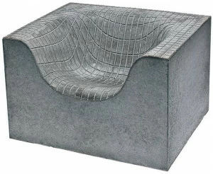 Nola Industrier Садовое кресло из бетона с подлокотниками