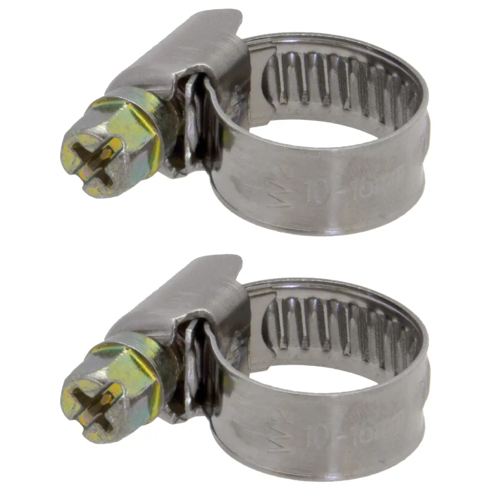 Хомут червячный MasterProf 030028, ø10-16 мм, нержавеющая сталь, 2 шт STLM-2036125