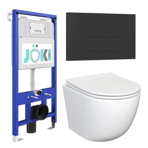 91904828 Комплект инсталляция с унитазом Joki JKS105011203BM цвет белый STLM-1334254
