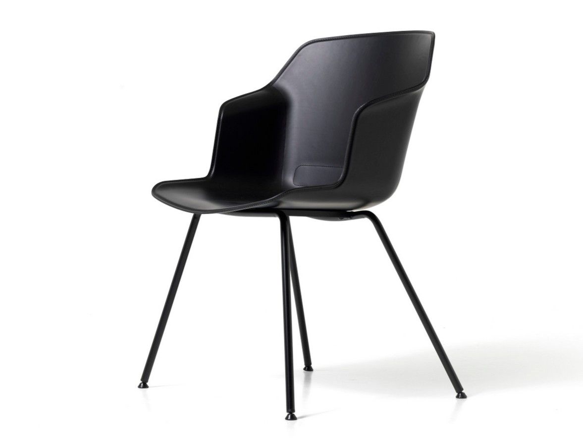 Кожаный стул с подлокотниками Diemme Clop ARCH-00076613 - Вид №1