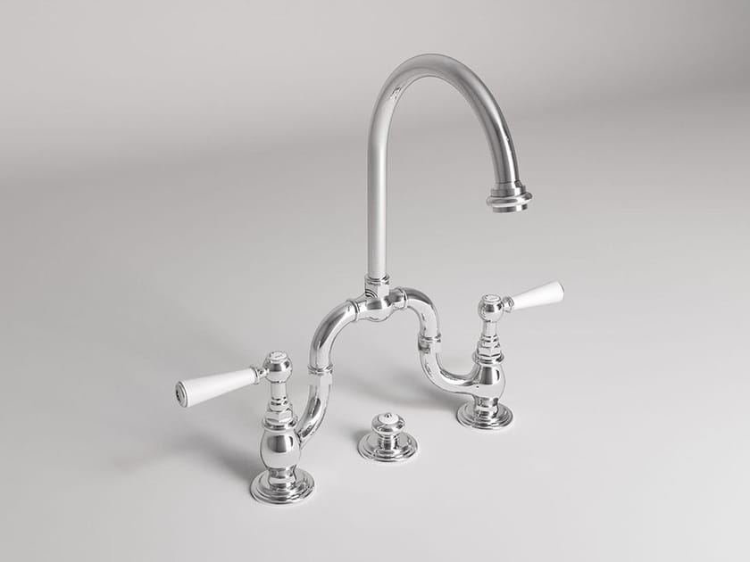 Смеситель для раковины с 3 отверстиями и автоматическим сливом Park Avenue Astaire ARCH-00131079