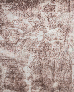 Хлопчатобумажная ткань с принтом