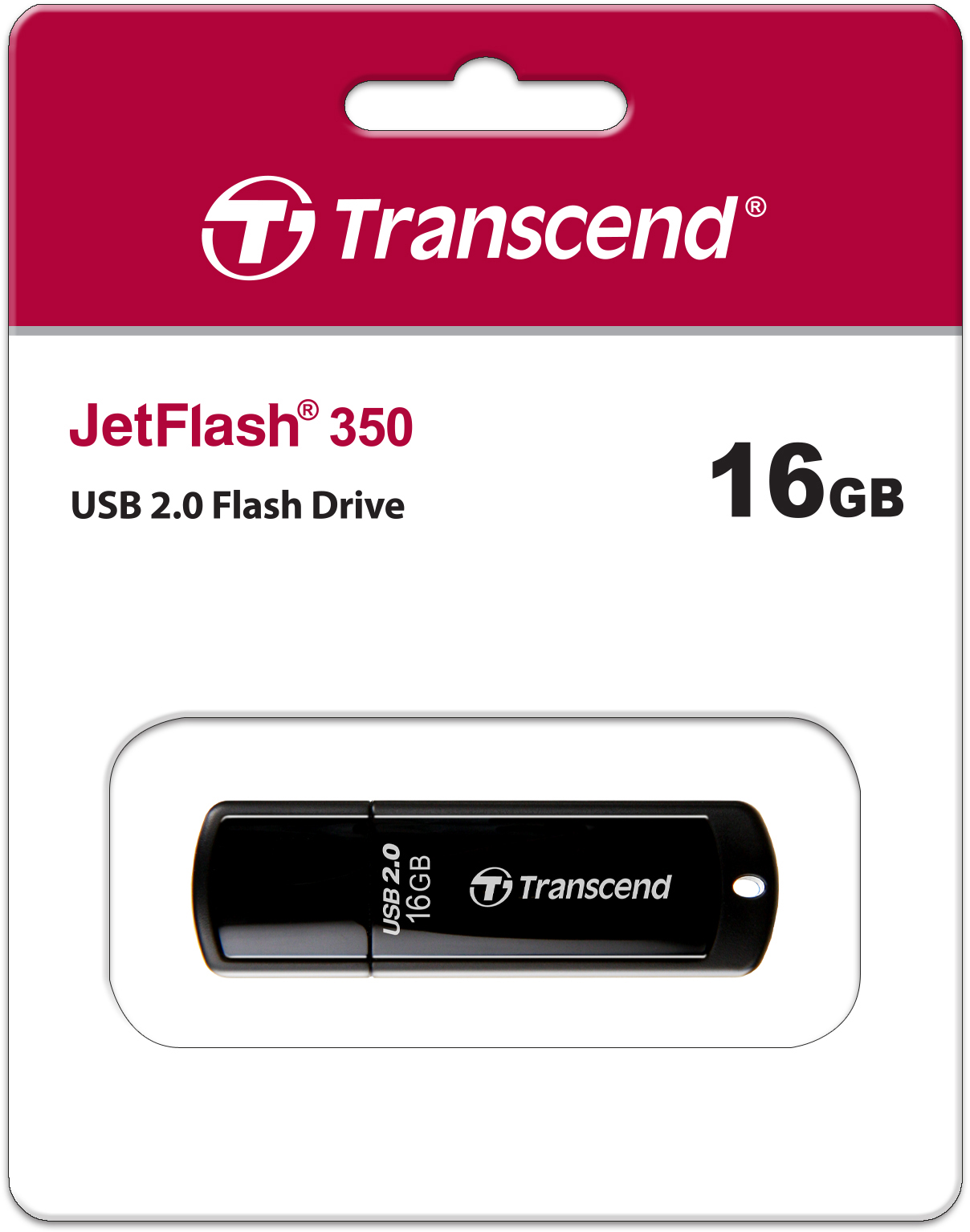 TS16GJF350 16gb jetflash 350 (black) usb 2.0 Transcend Santreyd  - Вид №3