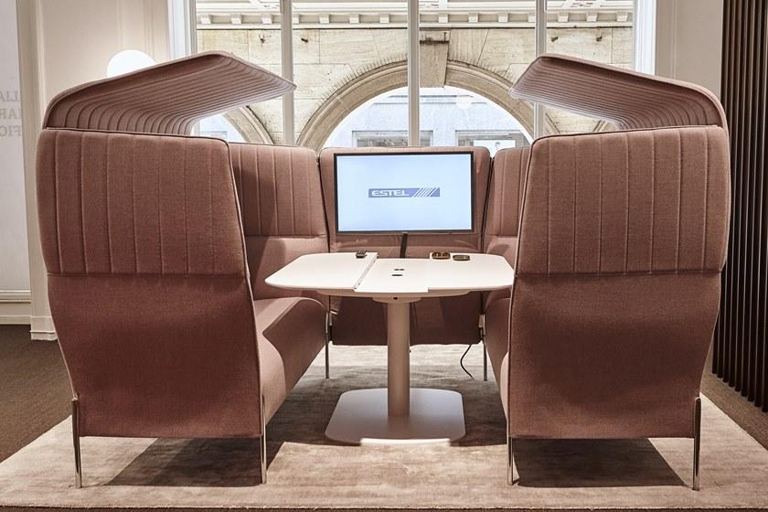 ESTEL GROUP Мягкий кожаный диван с высокой спинкой Dolly sun-id-1360779 - Вид №8