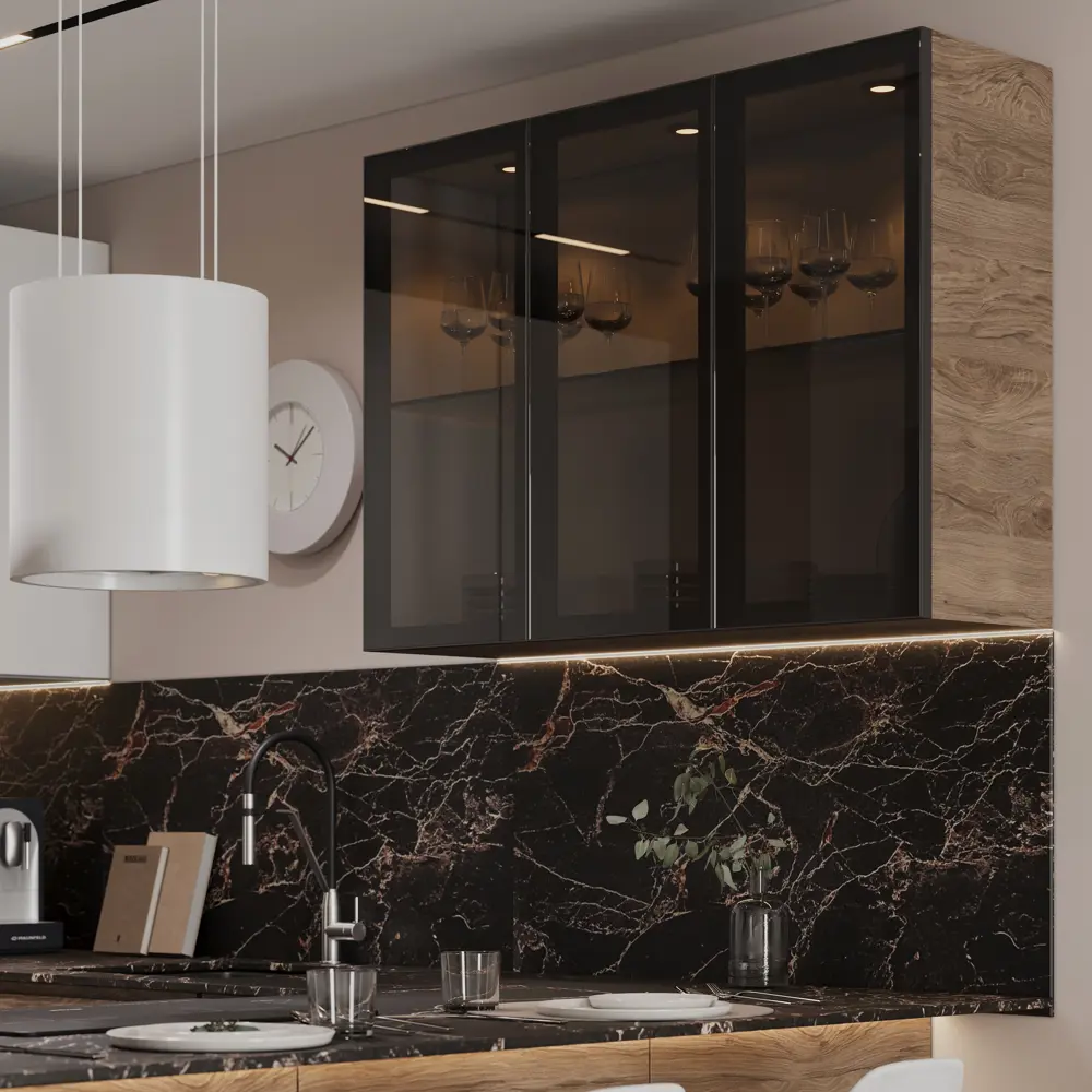 Фасад для кухни Токио Delinia ID 44.7×102.1 см в цвете темное дерево 86423442 STLM-1333793 - Вид №10
