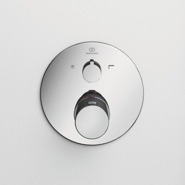 A5814AA Встраиваемый индивидуальный термостатический смеситель для ванны/душа Ceratherm Т100 Ideal Standard CERATHERM T100  - Вид №1