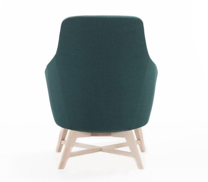 Albaplus Кресло на четырех ножках из бука с высокой спинкой Folha 2018/085/ita - Вид №2