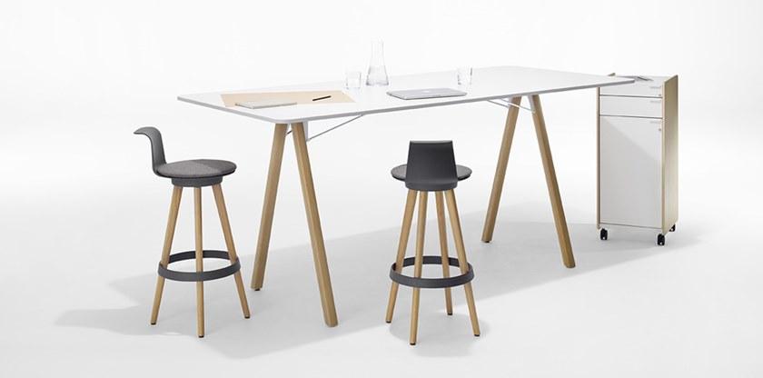 BENE Прямоугольный стол для совещаний из меламина Delta by bene sun-id-1379312 - Вид №1