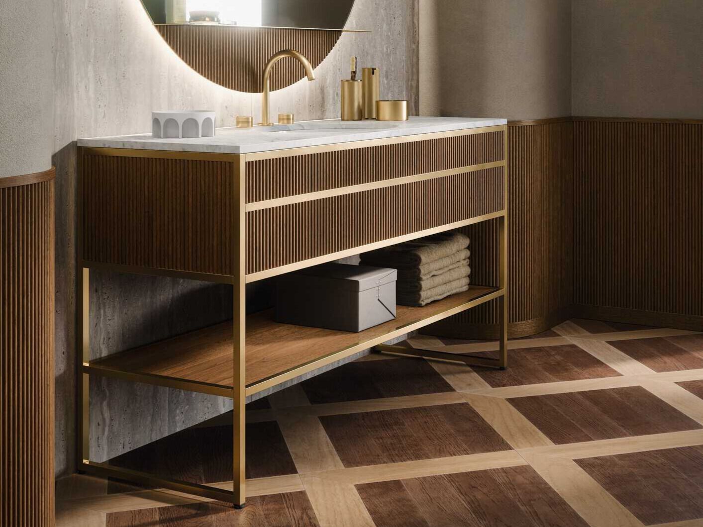 Полная мебель для ванной комнаты OASIS Академия ARCH-00056578 - Вид №1