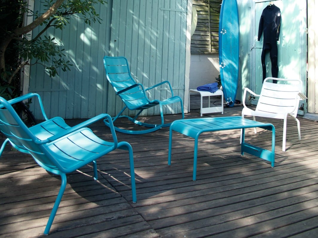 Алюминиевое кресло-качалка с подлокотниками Fermob Luxembourg ARCH-00133710 - Вид №5