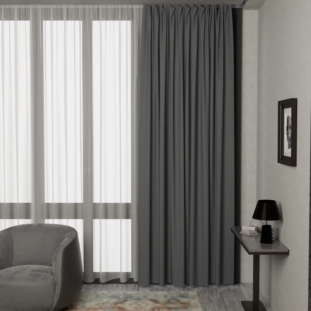 Штора блэкаут GARDEN 200x280 см с универсальным креплением 89426487 STLM-1567414