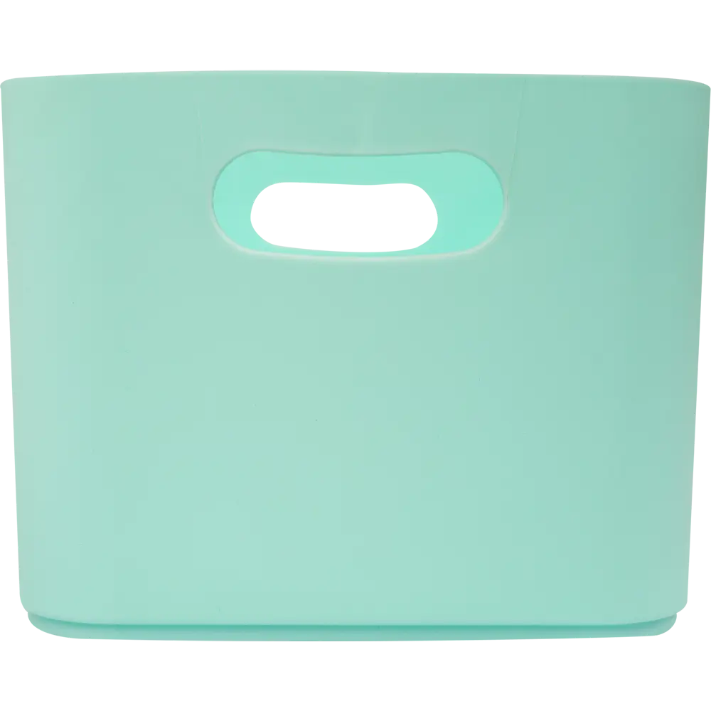 Корзина Flowers Pattern 15.79x12.12x11.5 см пластик цвет мята BEROSSI STLM-2036576 - Вид №3