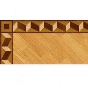 Художественный паркет Da Vinci Паркетный Бордюр 26-146 Орех Европейский (Грецкий) Селект (Гладкая) 1000х200 мм.