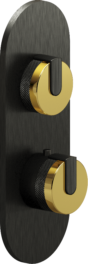 E-8026-R1AUE0-L1BOX-BOX-T Планка M-Series с 2 ручками - Внешняя часть GRAFF MOD+