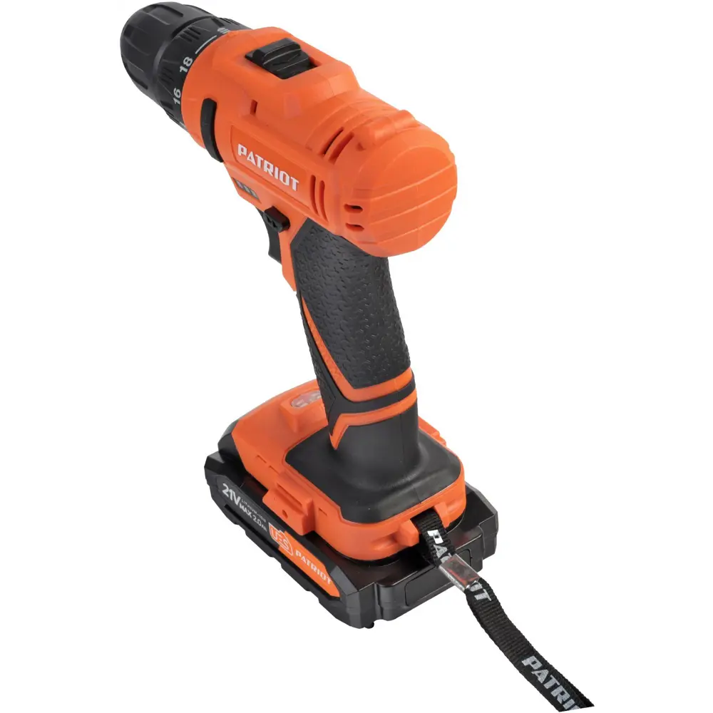 Дрель-шуруповерт аккумуляторная Patriot 189UES, 18 В Li-ion 2x2 Ач 88903133 STLM-2059668  - Вид №4