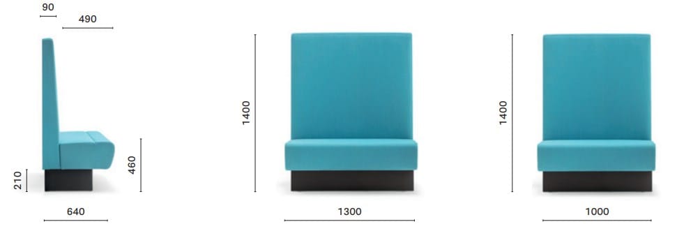 Диван с высокой спинкой Pedrali ARCH-00134861 - Вид №3