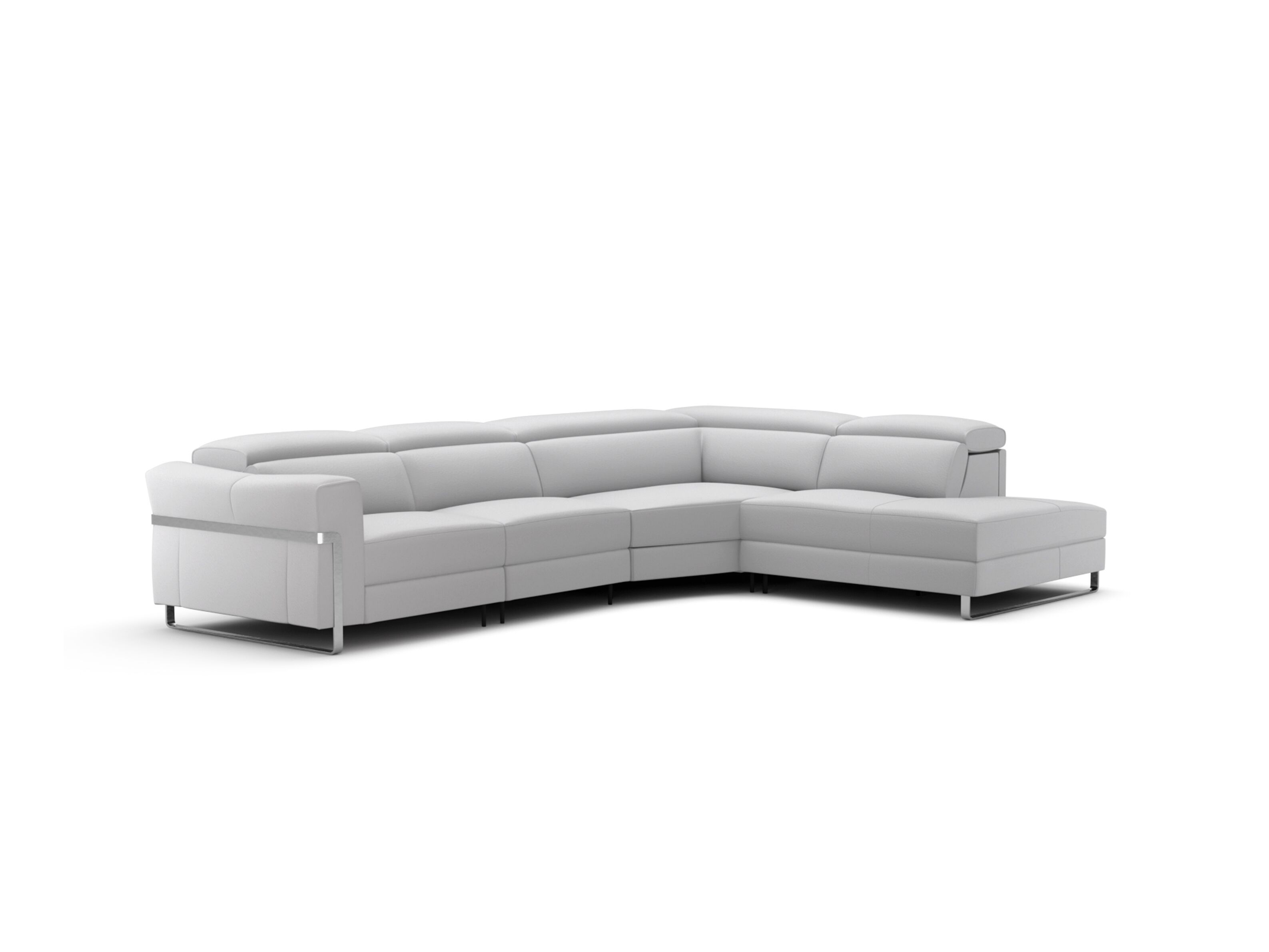 Угловой диван с откидной спинкой из ткани Natuzzi Italia Fidelio ARCH-00044031 - Вид №2