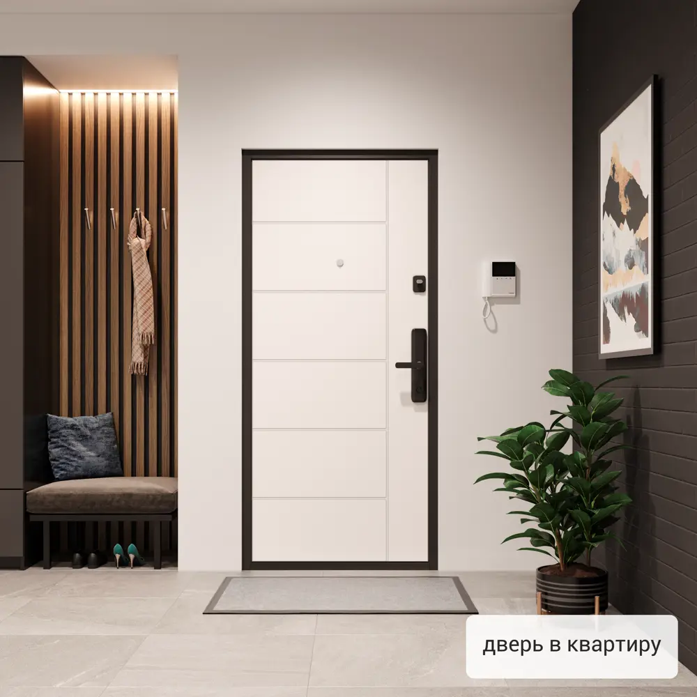 Дверь входная металлическая Хьюго 01 1000 мм левая TOREX STLM-2028376 - Вид №18