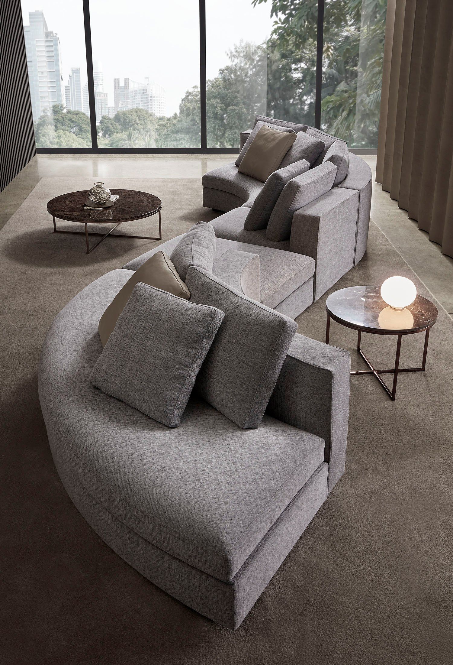 Модульный угловой диван из ткани Marelli MATHEUS ARCH-00031646 - Вид №20