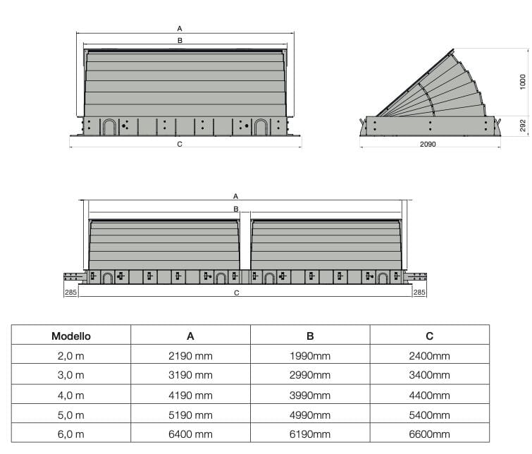 Контртеррористический дорожный барьер Pilomat High security line ARCH-00025236 - Вид №2