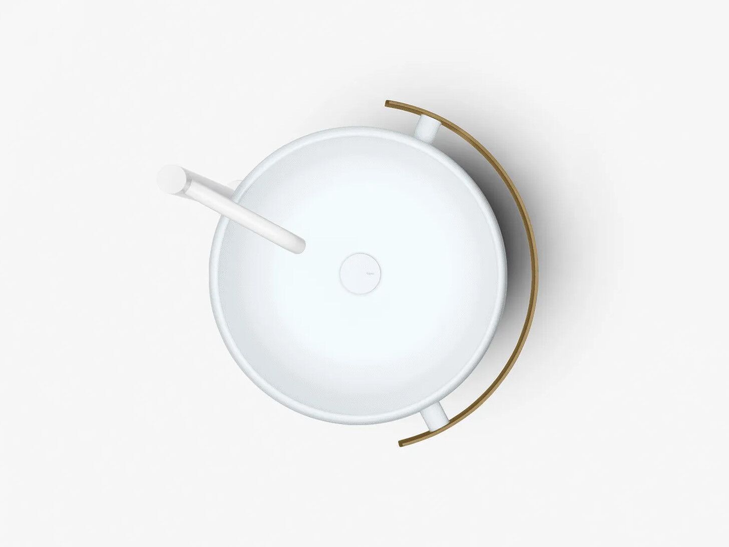 Круглая отдельно стоящая раковина из Cristalplant® Falper Домашняя ARCH-00138341 - Вид №1