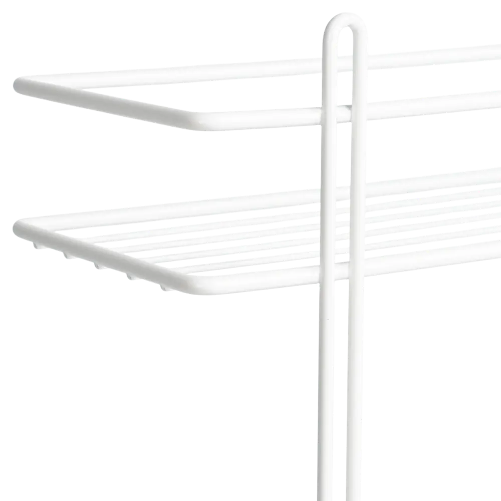 Proffero Угловая полка для ванной 3-ярусная стальная белая 89432456 Santreyd STLM-1584226 - Вид №1