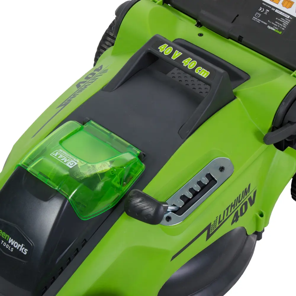 Газонокосилка аккумуляторная самоходная GreenWorks G40LM41K2 36 В 40 см 1x4 Ач АКБ и ЗУ входит в комплект 81963309 STLM-2128952  - Вид №3