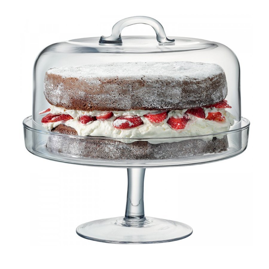 Подставка для торта 26,5 см прозрачная LSA INTERNATIONAL  00-3870001 Прозрачный  - Вид №2