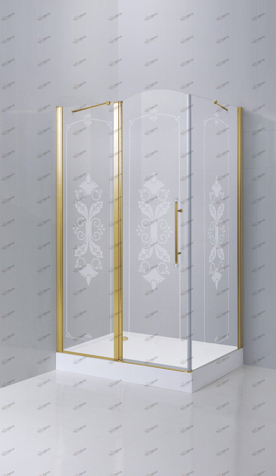 Душевой уголок CEZARES GIUBILEO-AH-11-120/90-CP-G-L